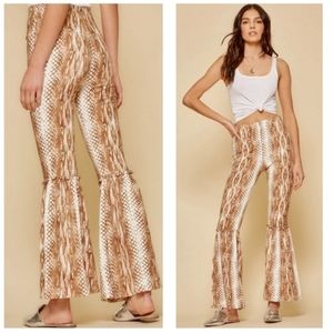 🆕️ Stretchy Snake Skin Kick Flare Pants